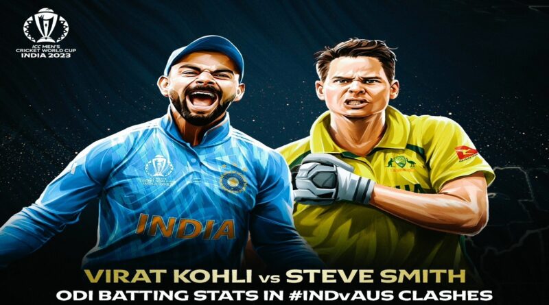 Kohli vs. Smith: Clash of Modern Titans in World Cup 2023 Opener! Know the Face to face Records