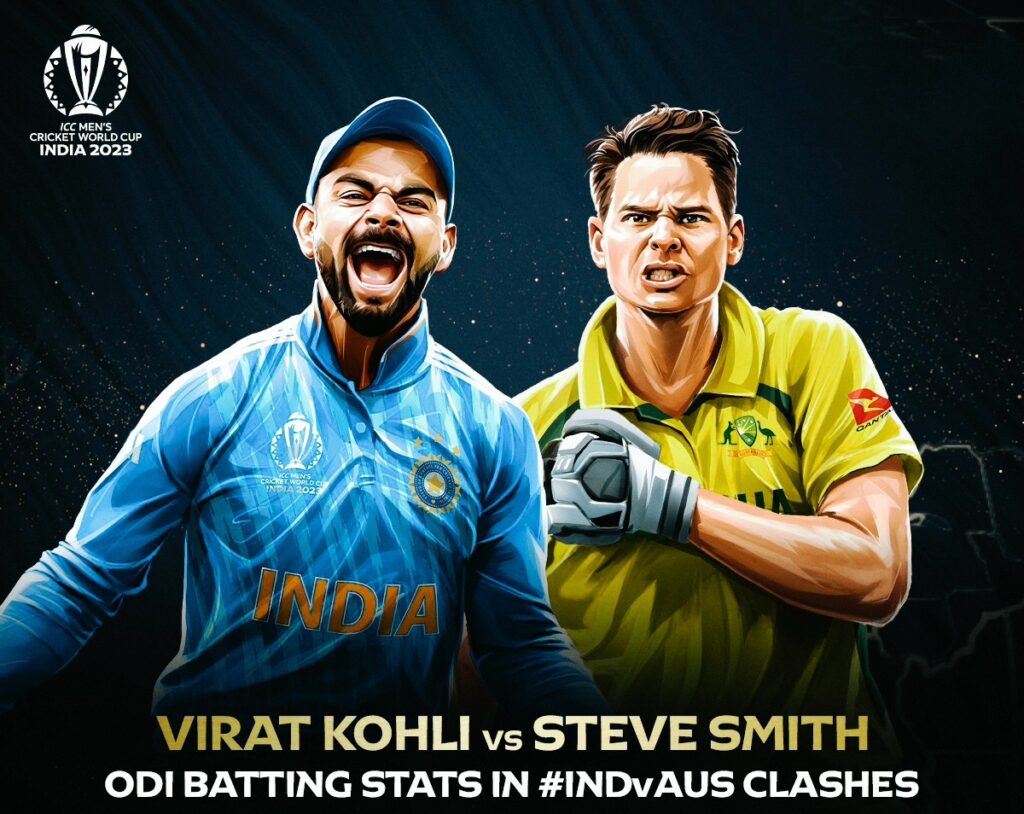 Kohli vs. Smith: Clash of Modern Titans in World Cup 2023 Opener